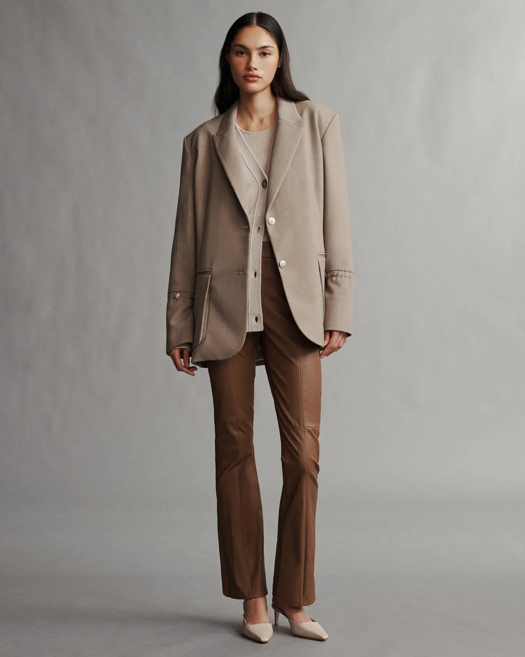 TWP - Mo Blazer in Light Wool Sandstone - Kalifornia Jean BarTWP - Mo Blazer in Light Wool Sandstone