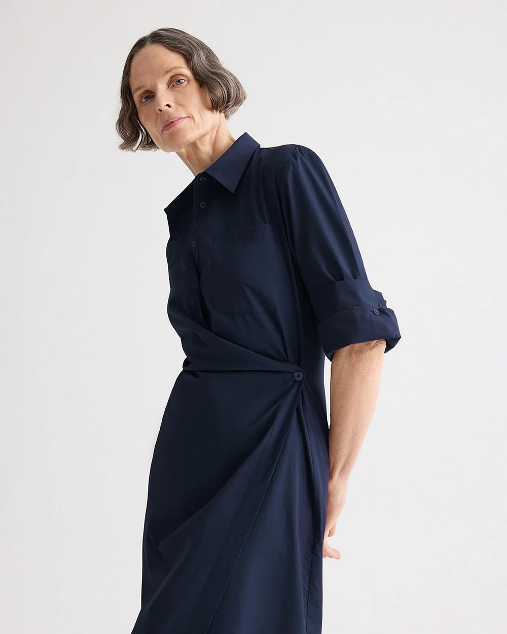 TWP - New Earl Dress in Midnight - Kalifornia Jean Bar