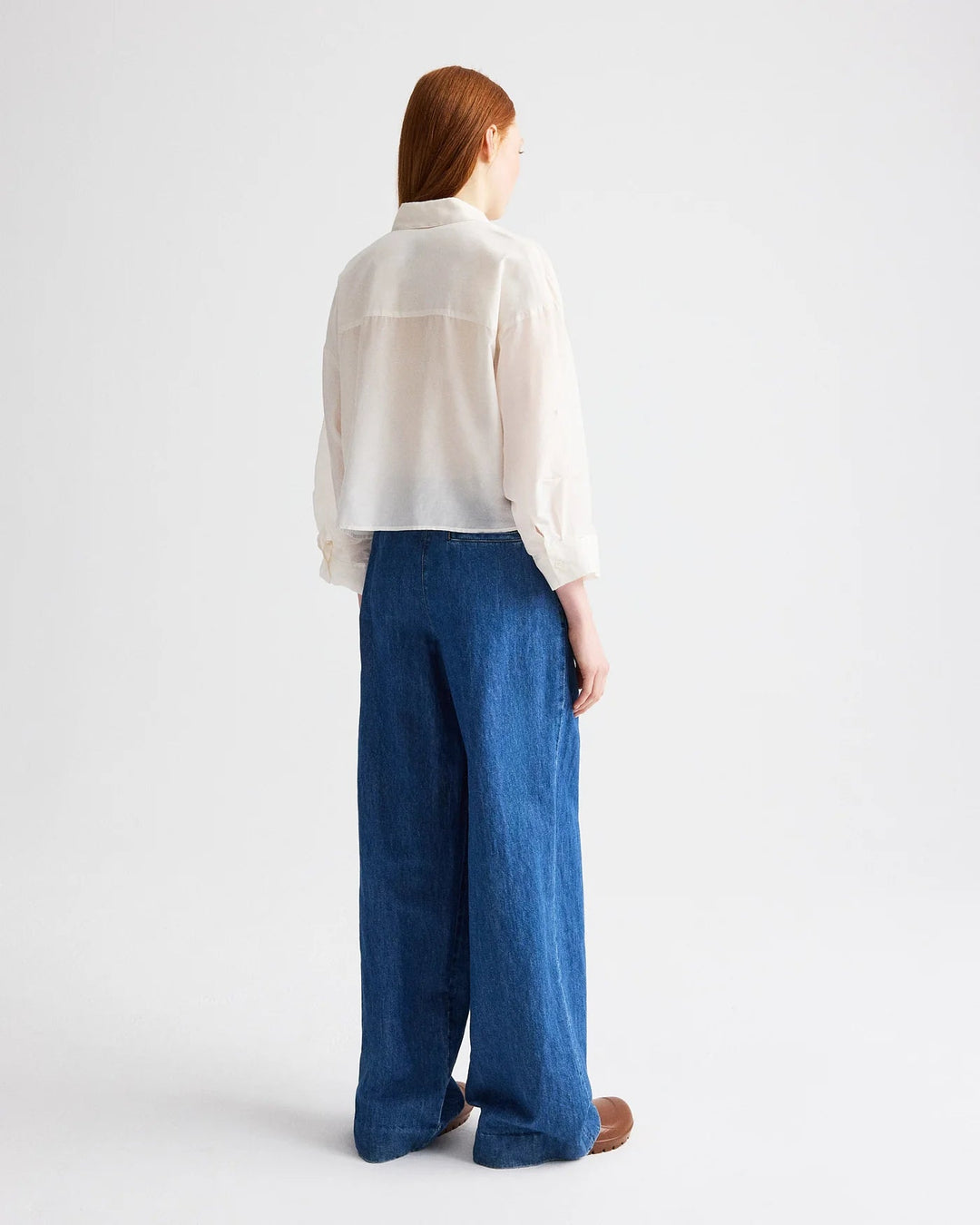 TWP - Next Ex Ruffle Ivory Silk - Kalifornia Jean Bar