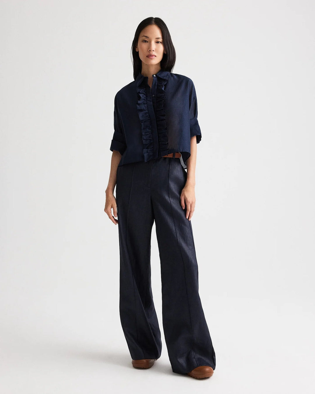 TWP - Next Ex Ruffle Midnight Silk - Kalifornia Jean Bar