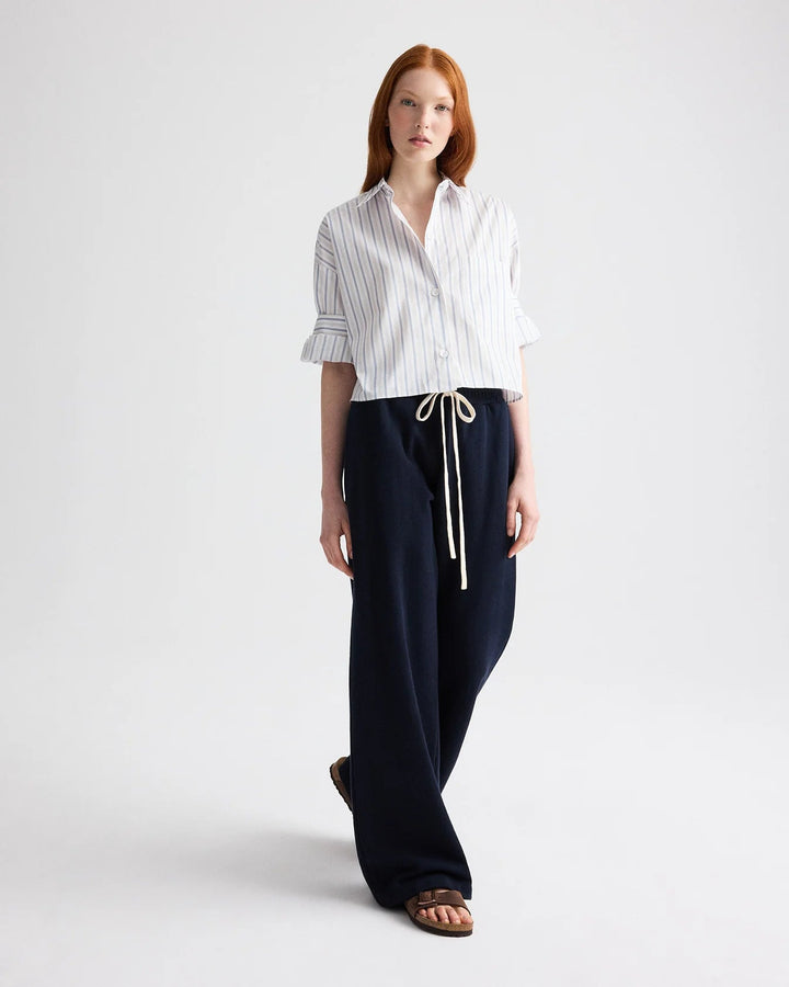 TWP - Next Ex Shirt in White/Kentucky Blue - Kalifornia Jean Bar