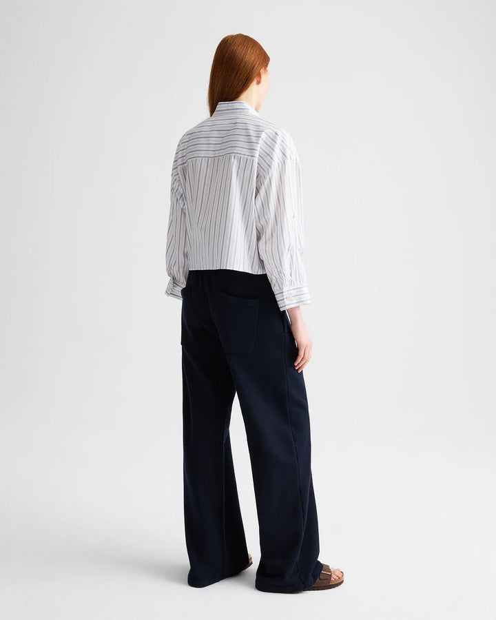 TWP - Next Ex Shirt in White/Kentucky Blue - Kalifornia Jean Bar