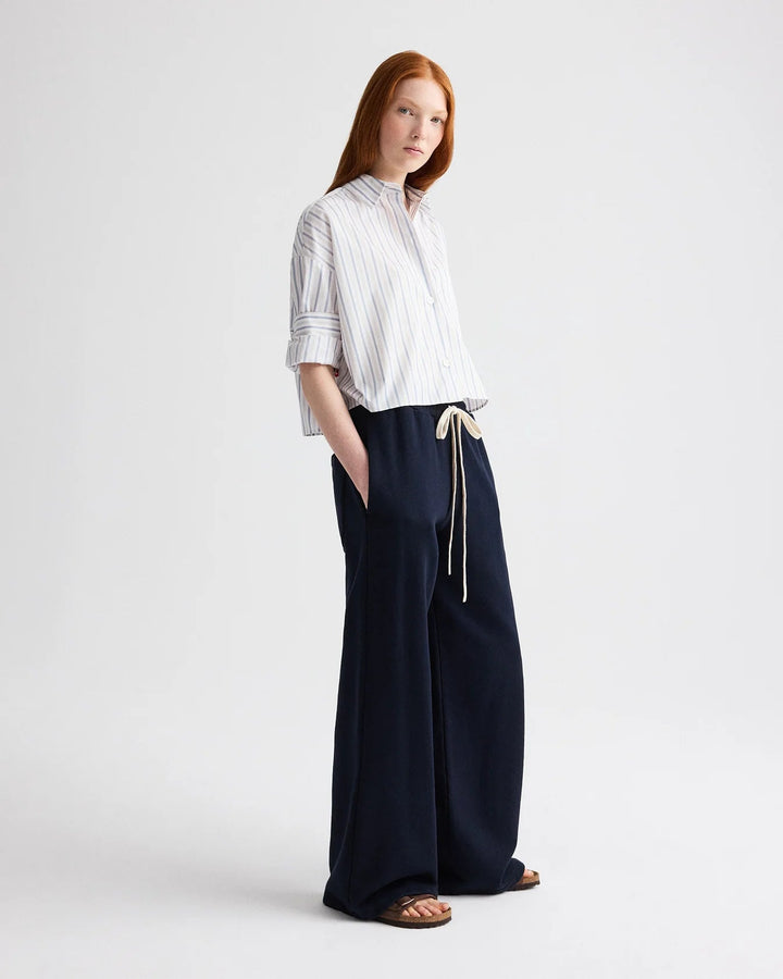 TWP - Next Ex Shirt in White/Kentucky Blue - Kalifornia Jean Bar