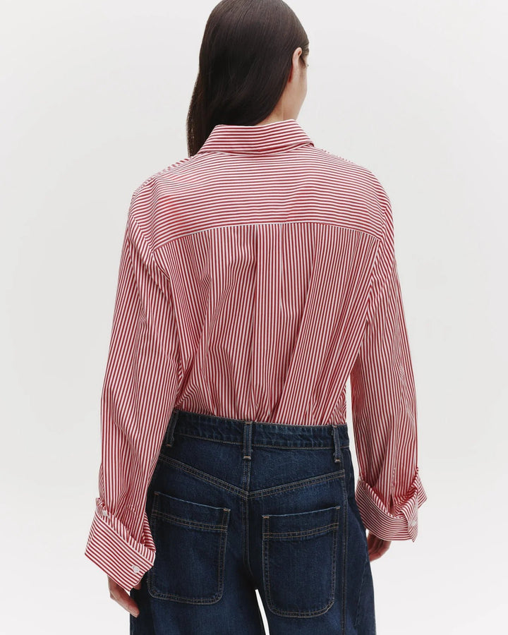 TWP - Next Morning in Red/White Striped Cotton - Kalifornia Jean Bar