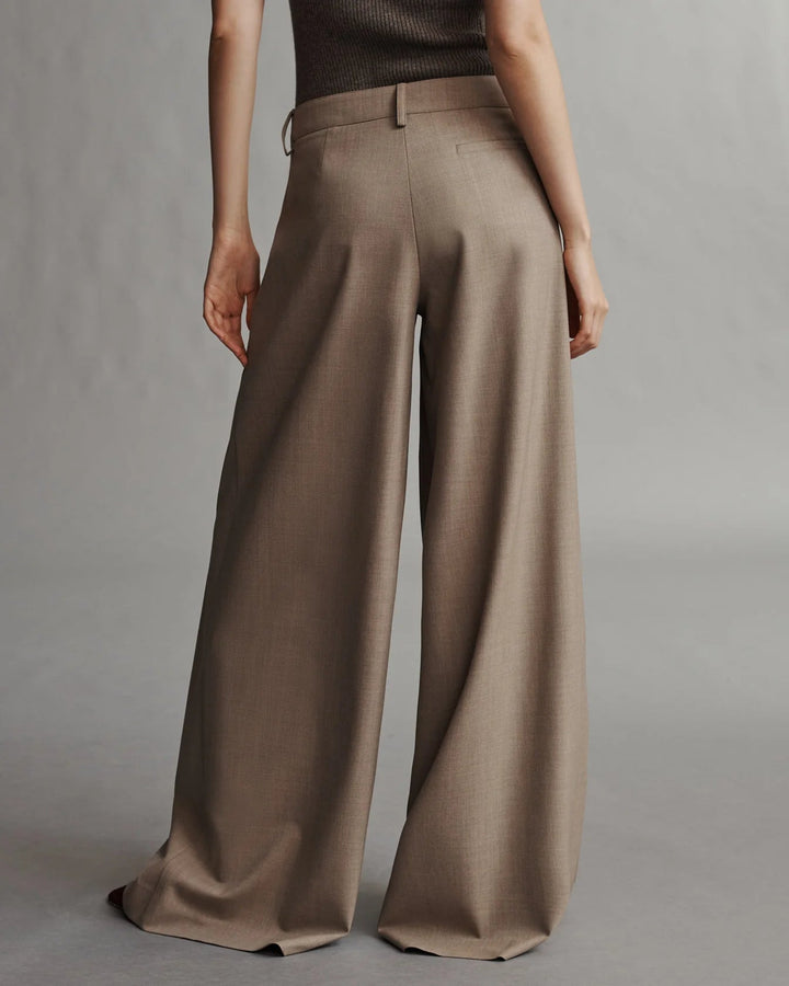 TWP - Sandstone Didi Pant in Light Wool Suiting - Kalifornia Jean Bar