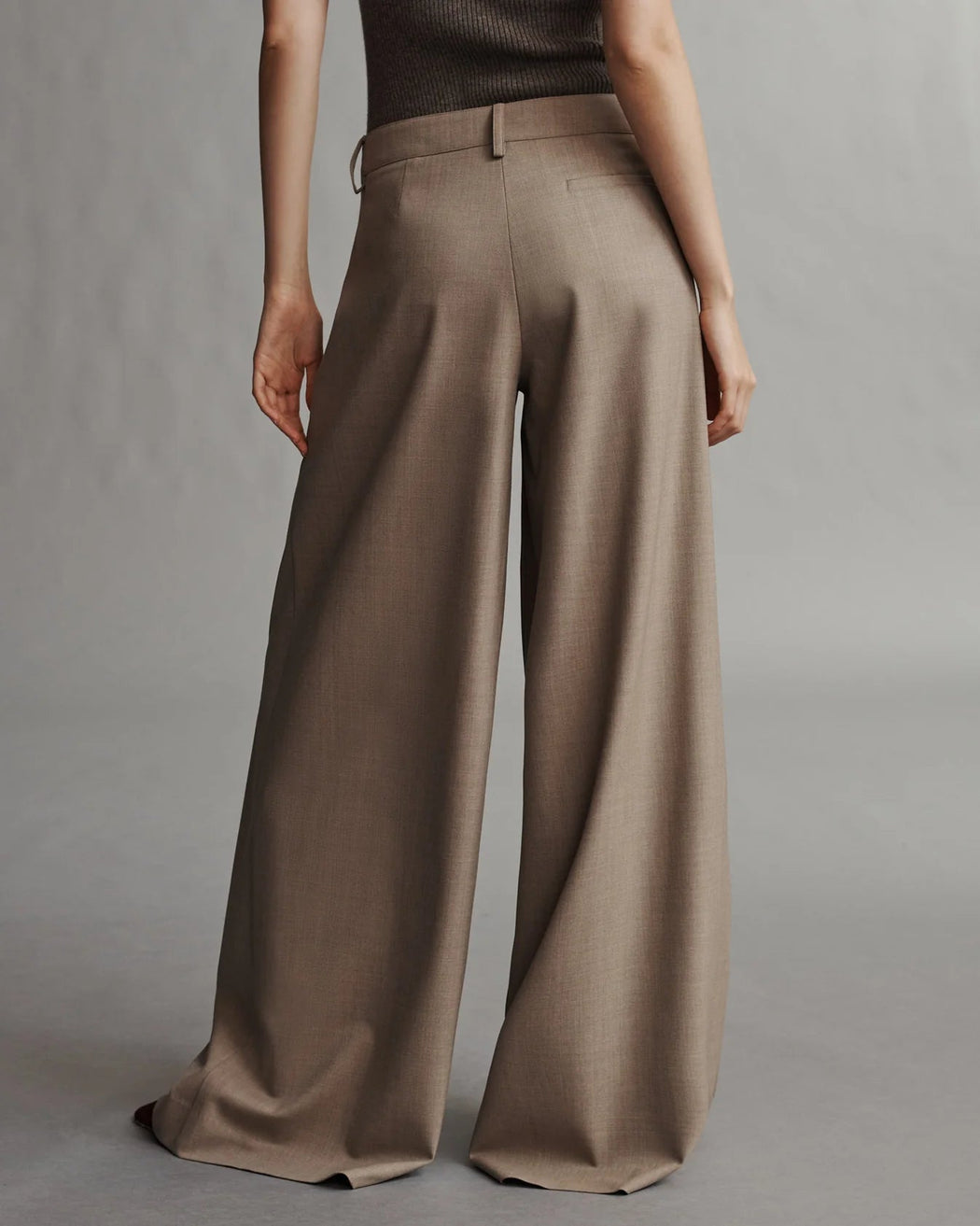 TWP - Sandstone Didi Pant in Light Wool Suiting - Kalifornia Jean BarTWP - Sandstone Didi Pant in Light Wool Suiting