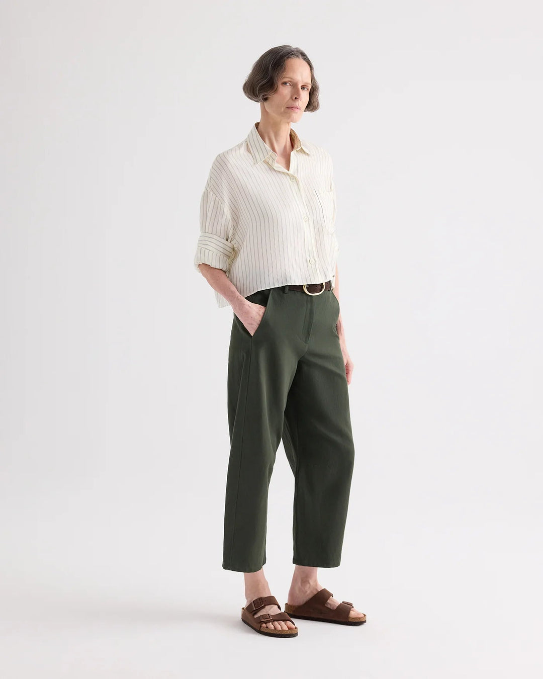 TWP - Slouchy Bf Trouser in Rosen - Kalifornia Jean Bar