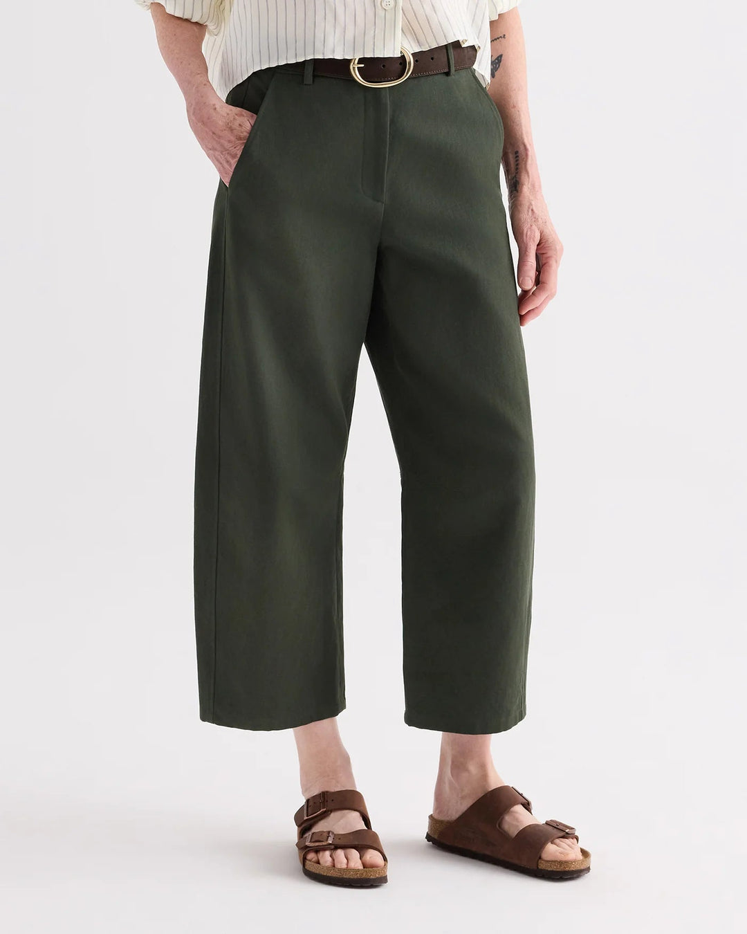 TWP - Slouchy Bf Trouser in Rosen - Kalifornia Jean Bar