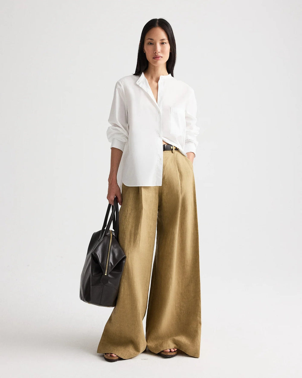 TWP - White Tied Down Shirt - Kalifornia Jean Bar