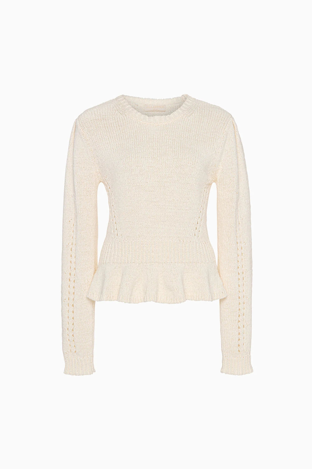 Ulla Johnson - Aurelie Peplum Pullover Cowrie - Kalifornia Jean Bar
