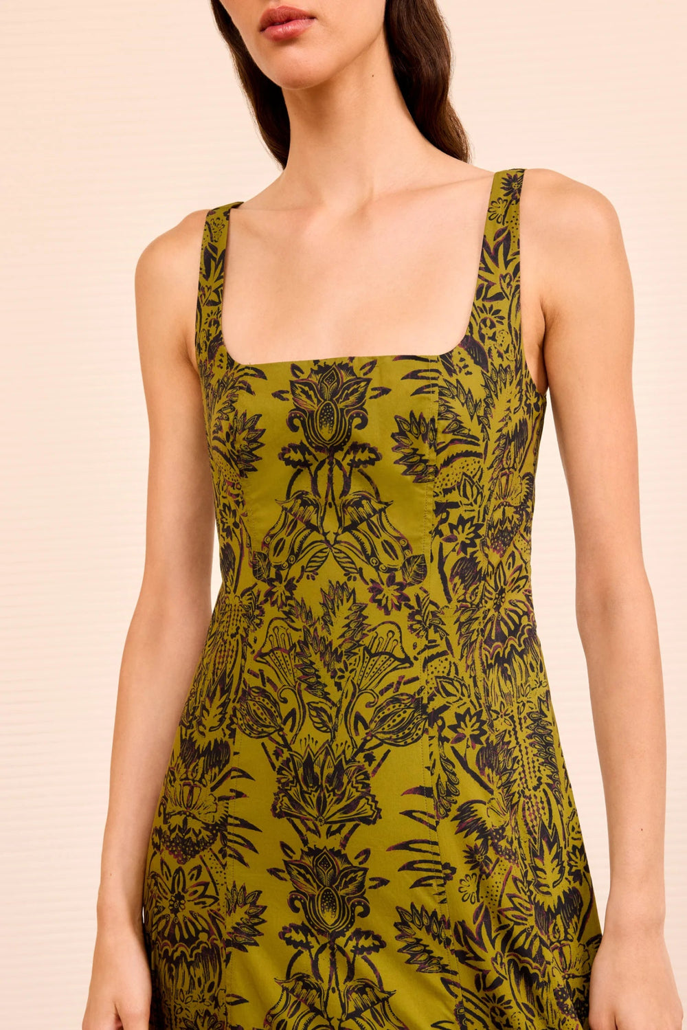 Ulla Johnson - Olive Flora Natali Tank Dress - Kalifornia Jean Bar