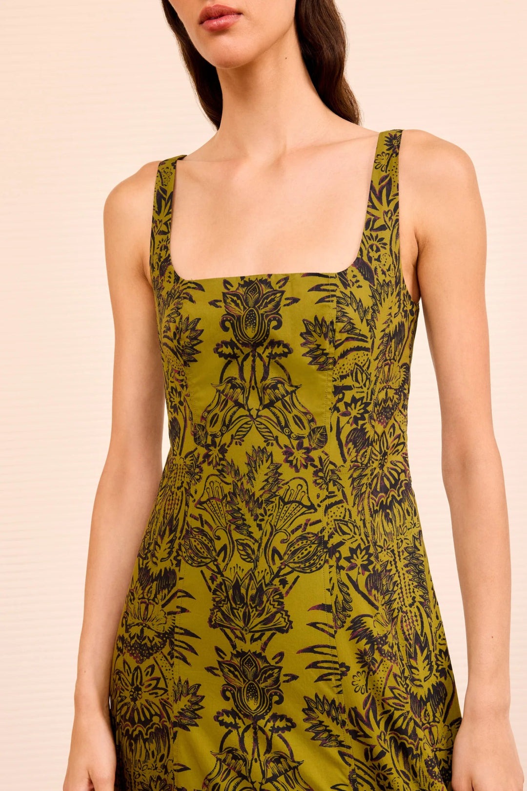 Ulla Johnson - Olive Flora Natali Tank Dress - Kalifornia Jean Bar