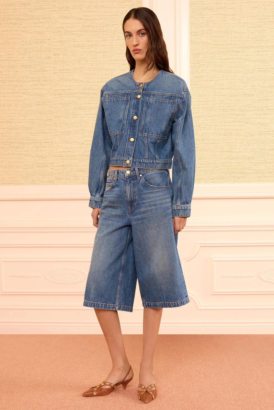 Ulla Johnson - Rowan Denim Culotte - Kalifornia Jean Bar