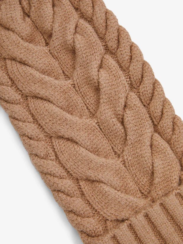 Varley - Charlene Cable Knit Mitten in Praline - Kalifornia Jean Bar