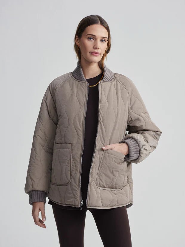 Varley - Fungi Reno Reversible Quilt Jacket - Kalifornia Jean Bar Varley - Fungi Reno Reversible Quilt Jacket