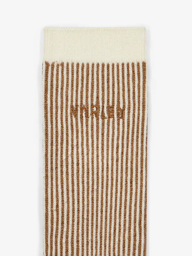 Varley - Ormand Plush Stripe Sock Roasted Pecan - Kalifornia Jean Bar