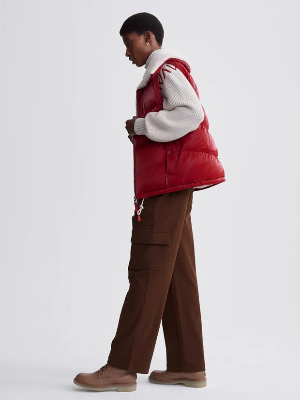 Varley - Red Dahlia Brock Puffer Gilet Vest - Kalifornia Jean Bar