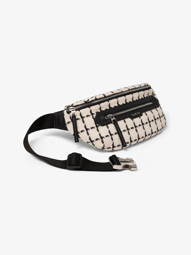 Varley - Roby Belt Bag in Egret Mono Check - Kalifornia Jean Bar