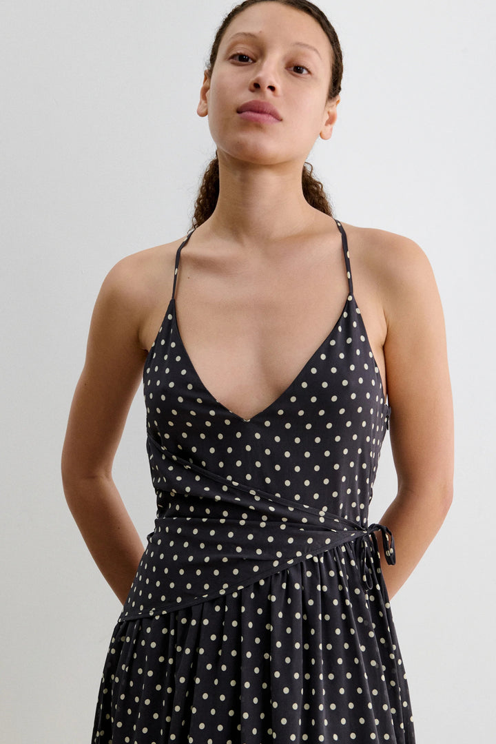 Rachel Comey - Ven Dress Polka Dot Charcoal