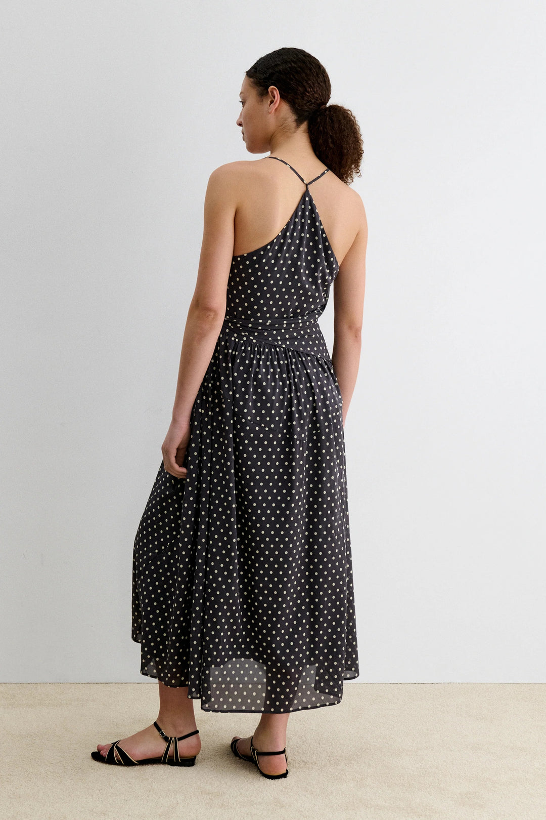 Rachel Comey - Ven Dress Polka Dot Charcoal