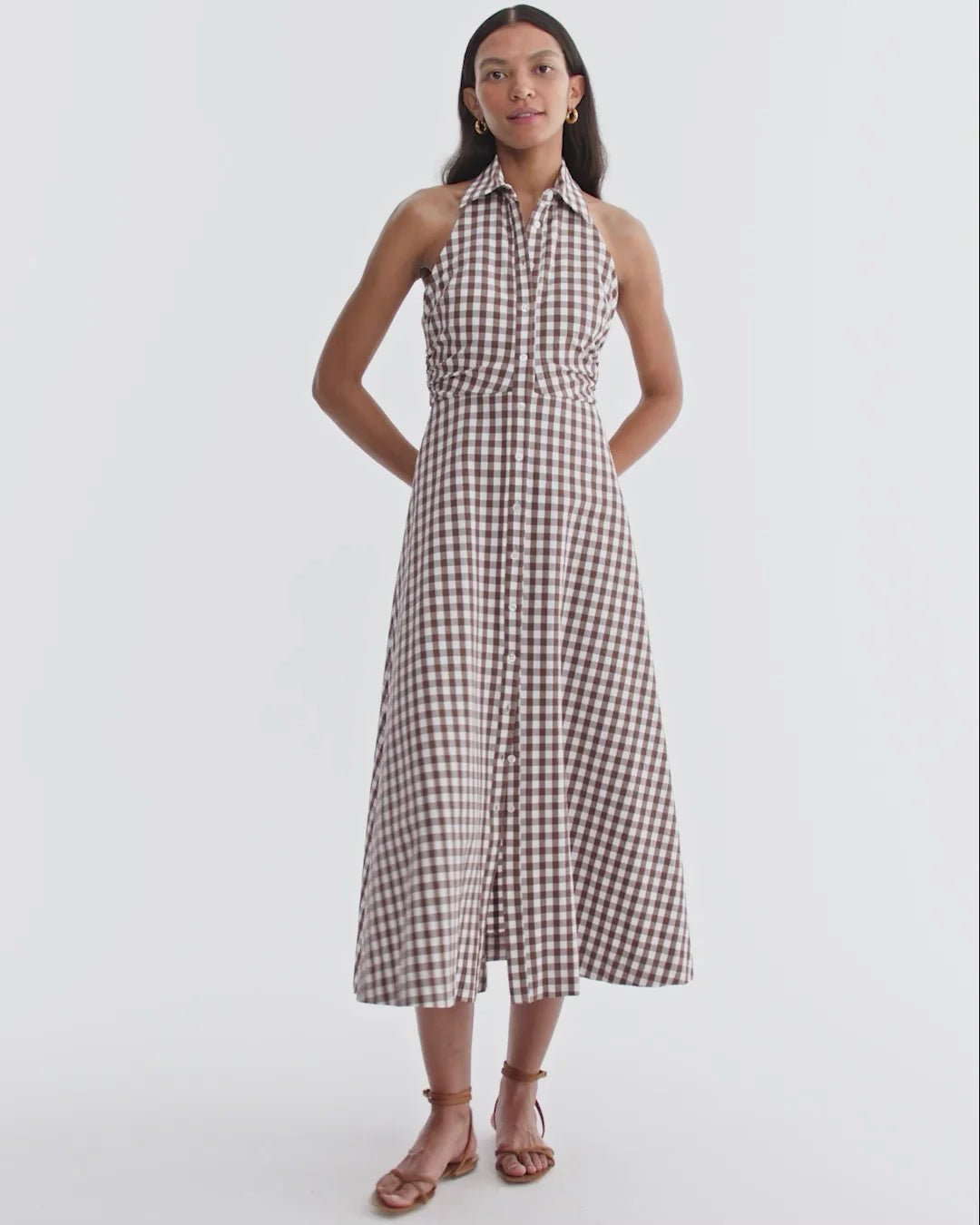 Veronice Beard - Mackey Dress in Light Chickory/Dove - Kalifornia Jean Bar