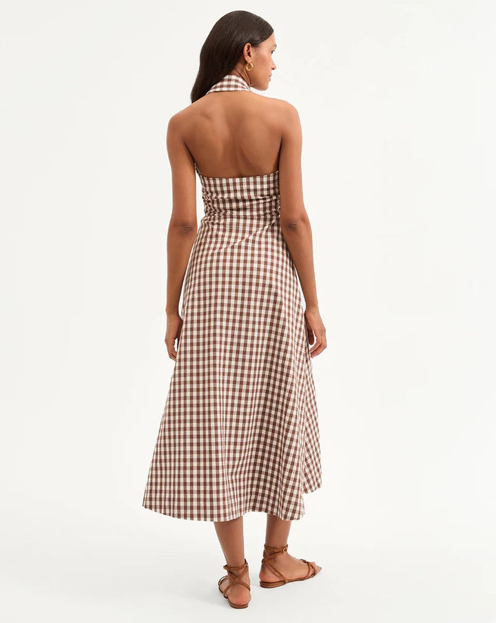 Veronice Beard - Mackey Dress in Light Chickory/Dove - Kalifornia Jean Bar