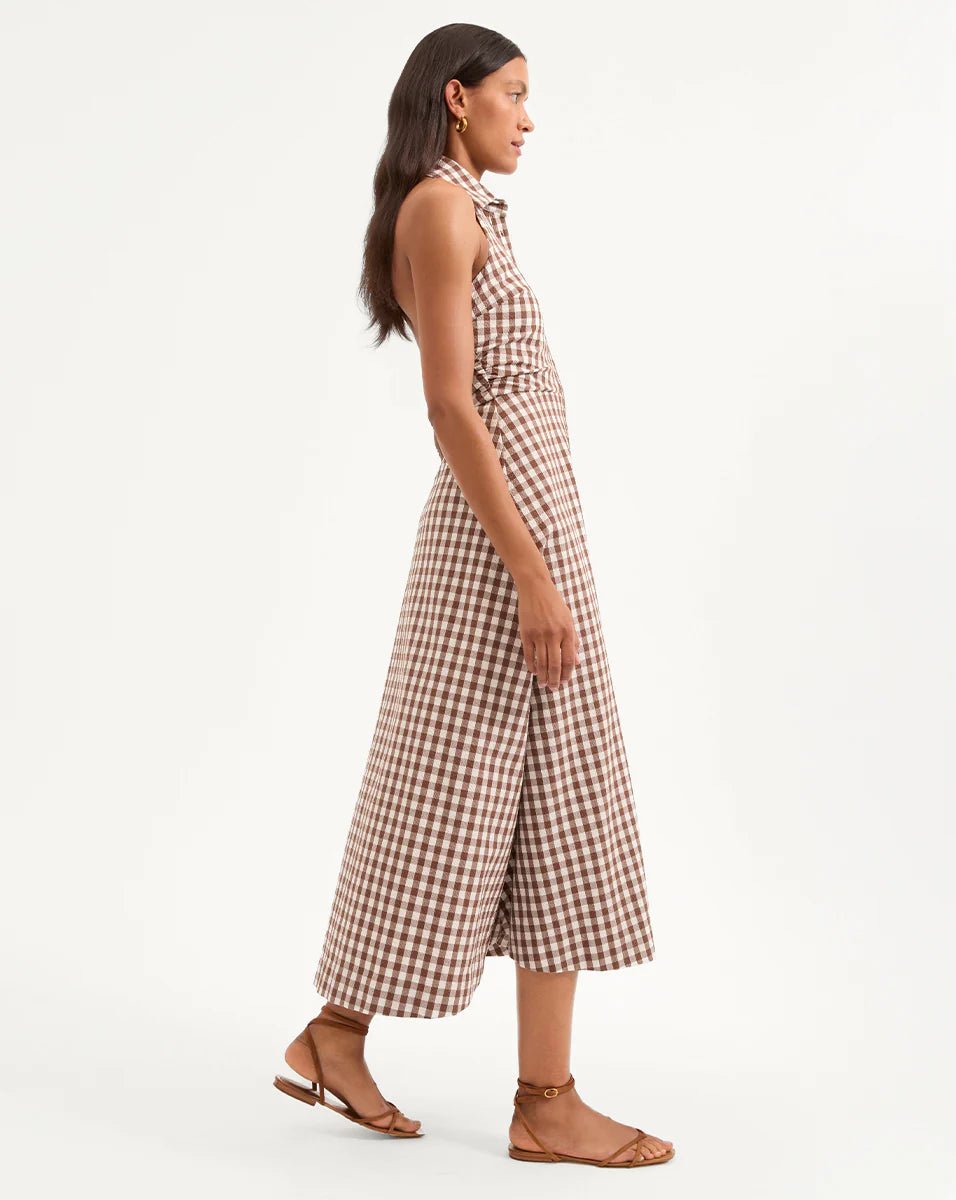 Veronice Beard - Mackey Dress in Light Chickory/Dove - Kalifornia Jean Bar