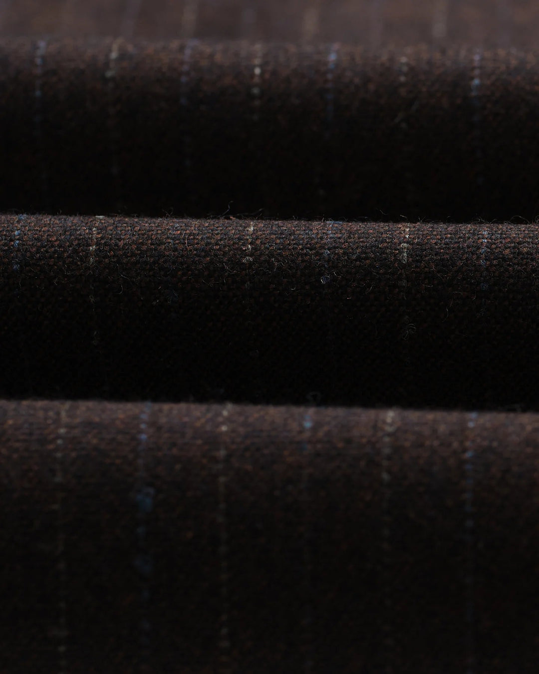 WAX London - Aston Wool Trouser Dark Brown Pinstripes - Kalifornia Jean Bar