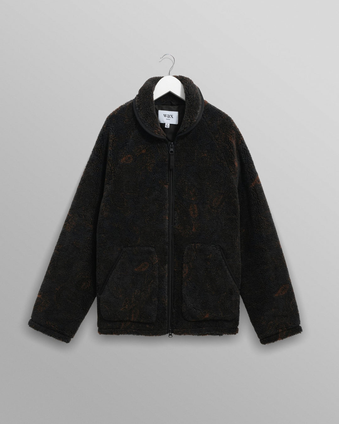Wax London - Black/Brown Paisley Tate Fleece - Kalifornia Jean Bar