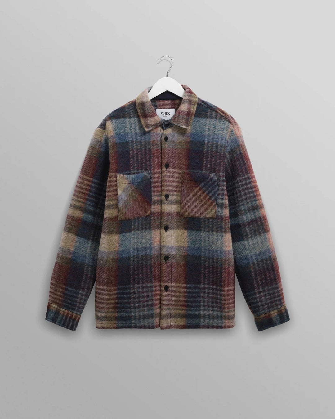 Wax London - Blue Multi Whiting Overshirt - Kalifornia Jean Bar