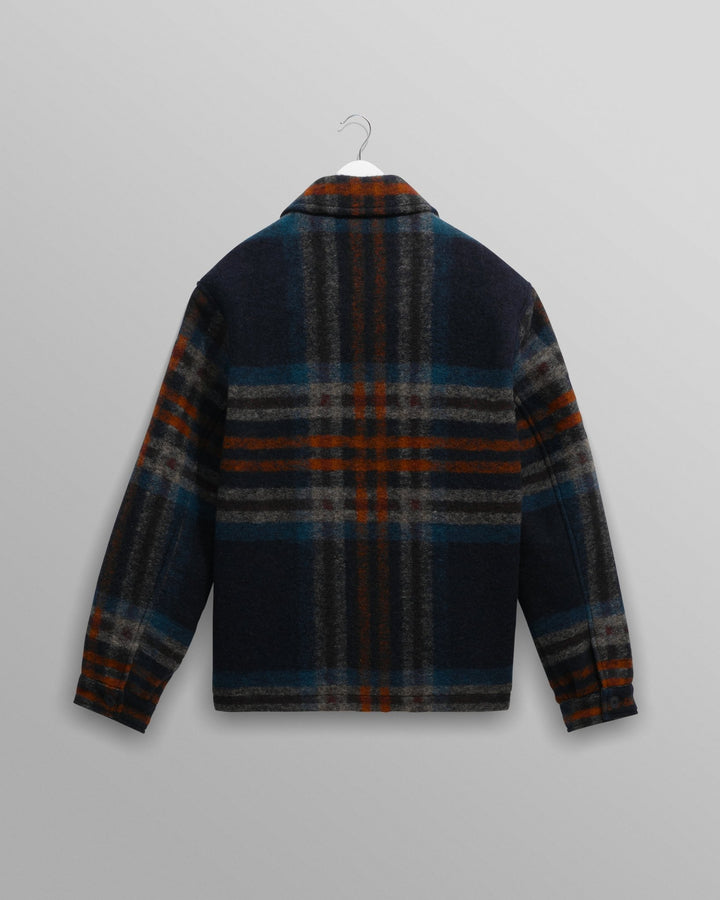Wax London - Navy Multi Heath Jacket - Kalifornia Jean Bar