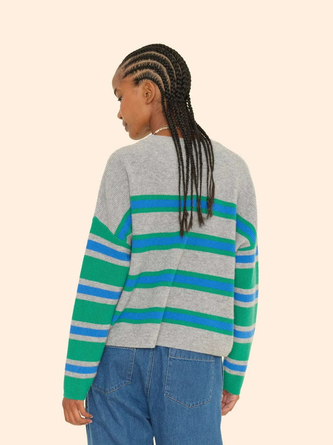 Xirena - Oyster Green Lela Sweater - Kalifornia Jean Bar