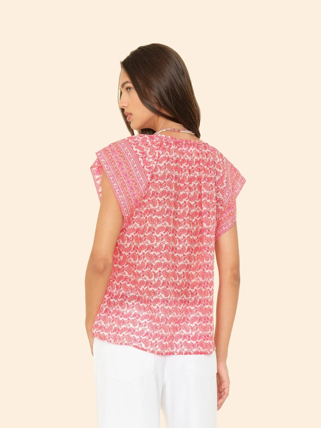 Xirena - Paloma Pink Clover Top - Kalifornia Jean Bar