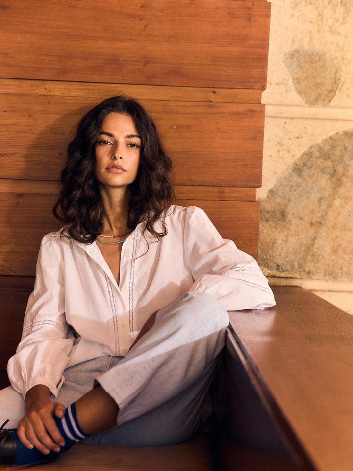 Xirena - Renata Shirt in White - Kalifornia Jean Bar