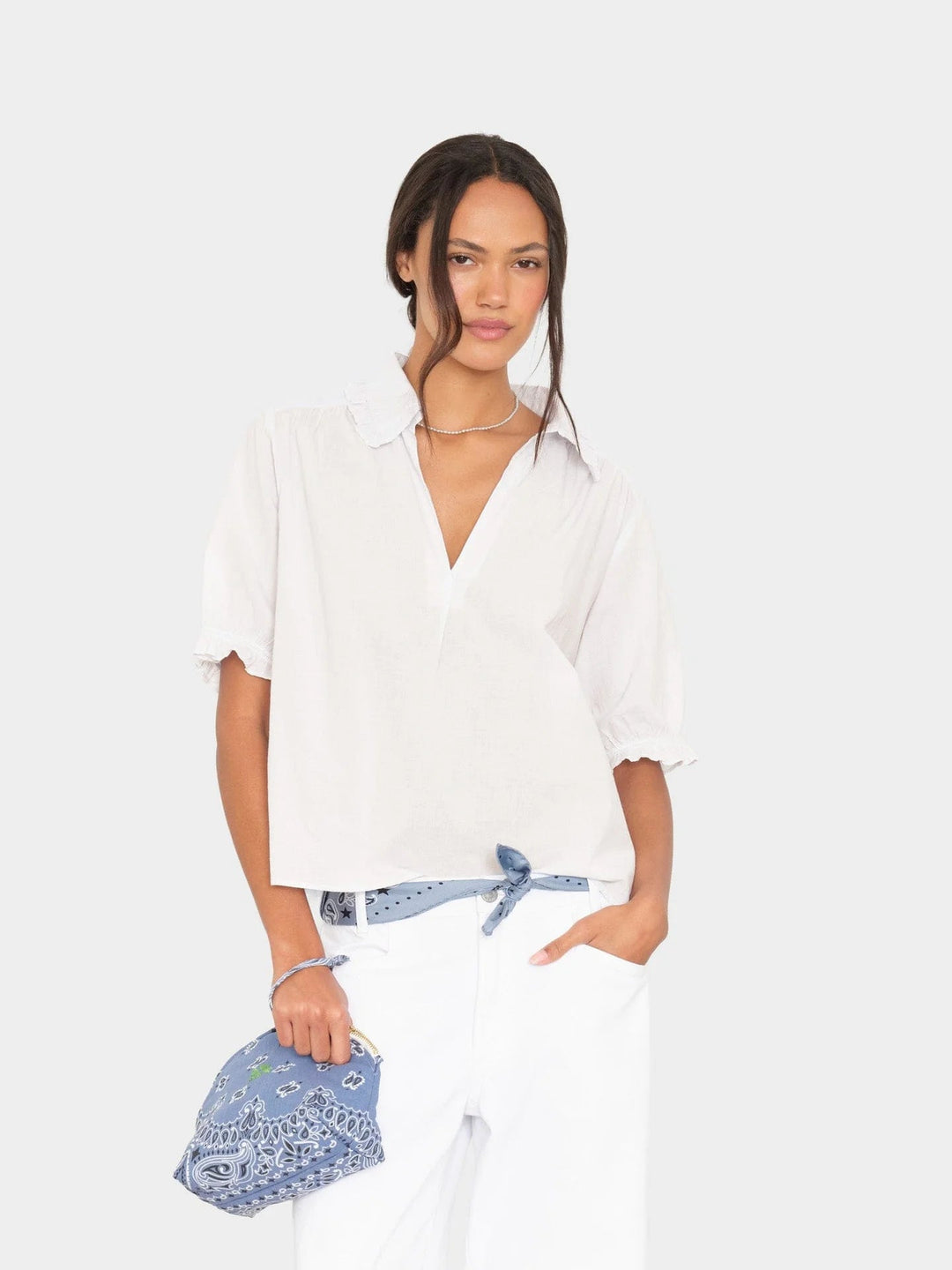 Xirena - White Beatrice Top - Kalifornia Jean Bar