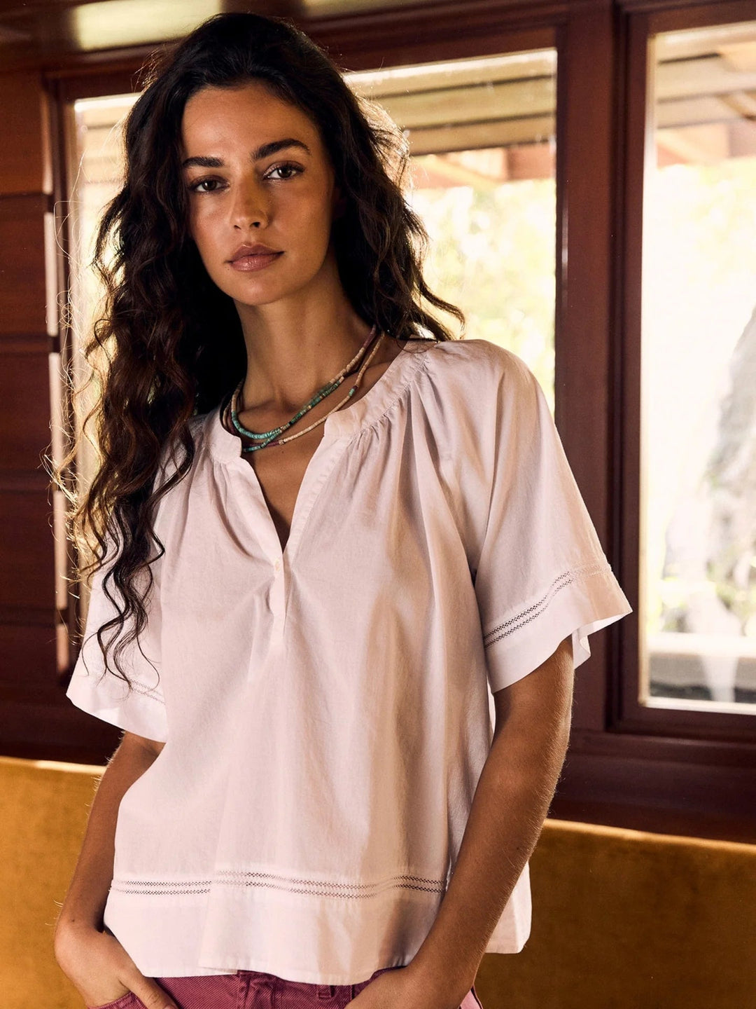 Xirena - White Sadie Top - Kalifornia Jean Bar