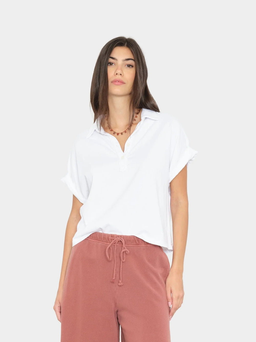 Xirena - White Simon Tee - Kalifornia Jean Bar