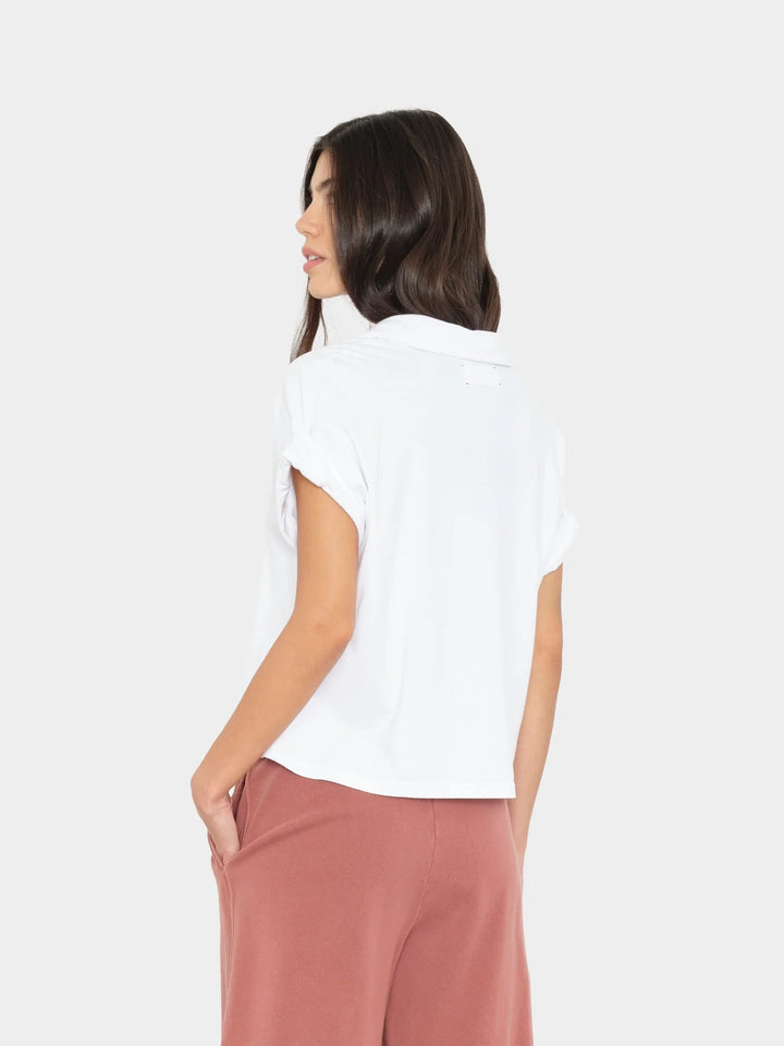 Xirena - White Simon Tee - Kalifornia Jean Bar